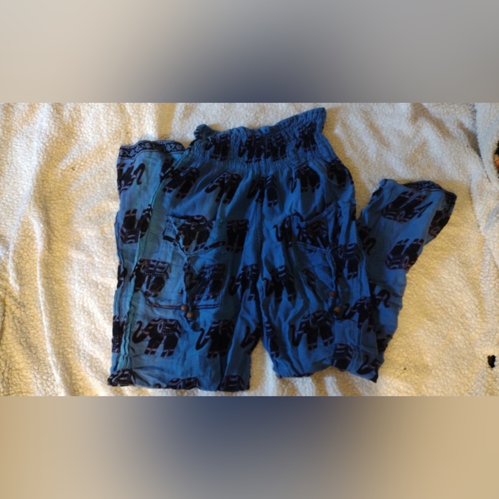 elephant print sweatpants